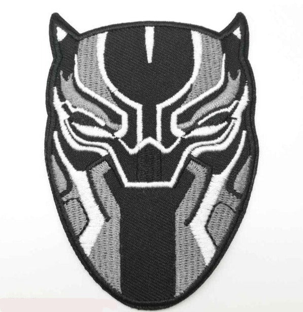 Black Panther 'Face' Embroidered Patch