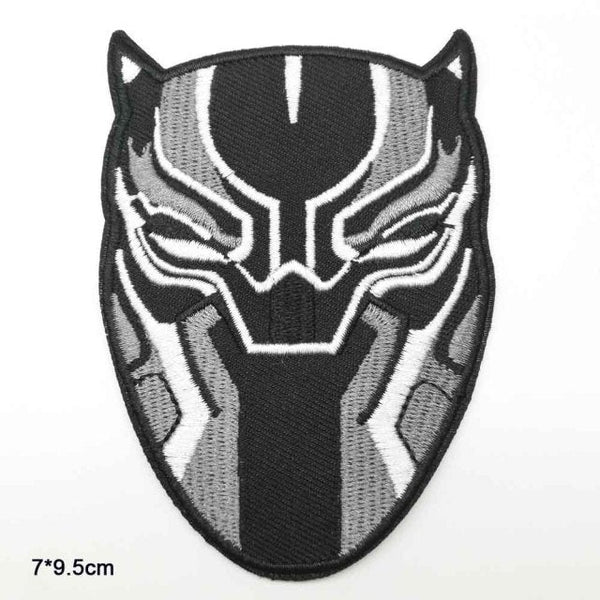 Black Panther 'Face' Embroidered Patch