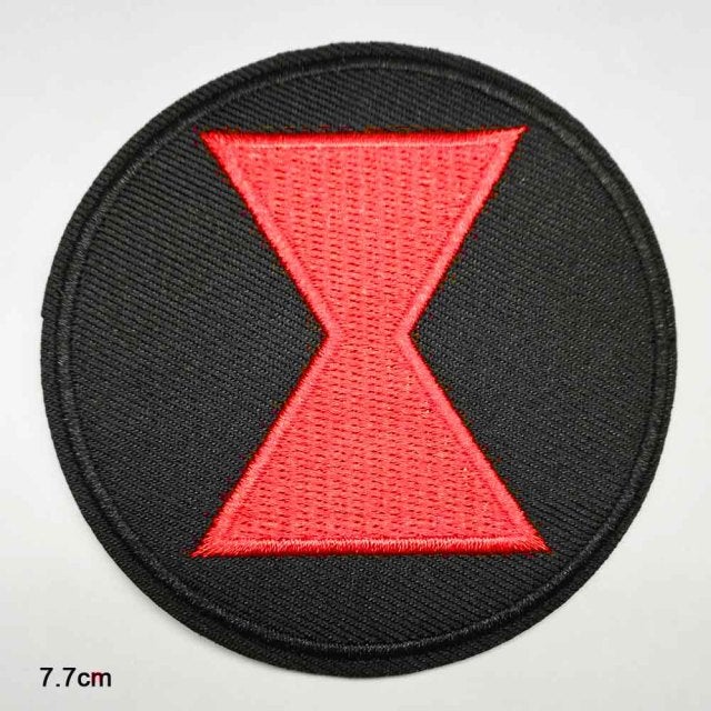 Black Widow Logo '1.0' Embroidered Patch