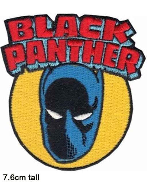 'Black Panther' Embroidered Patch
