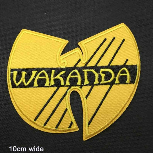Wakanda x Wu-Tang Logo Embroidered Patch