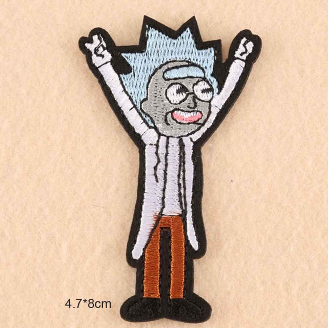Rick and Morty 'Rick | Rock and Roll 1.0' Embroidered Patch