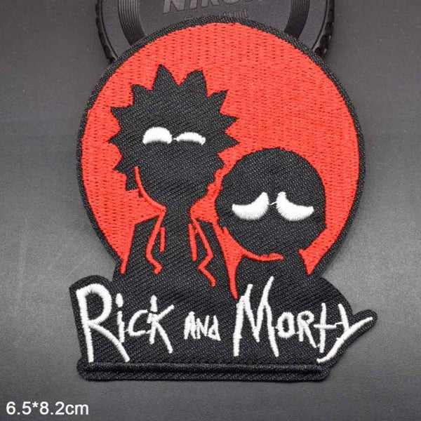 Rick and Morty 'Halloween | Black' Embroidered Patch