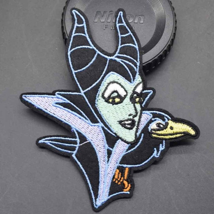 Maleficent 'Witch & Crow' Embroidered Patch