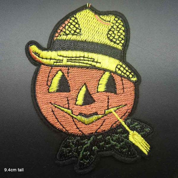 Halloween 'Pumpkin | Hat' Embroidered Patch