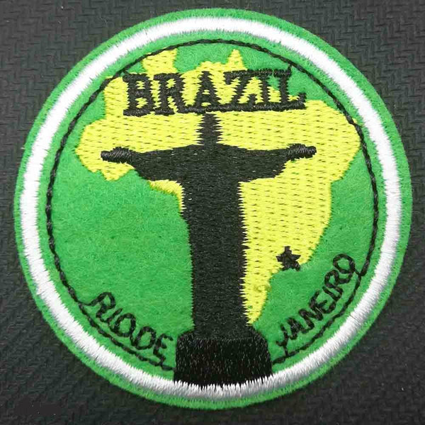 'Brazil Rio de Janeiro' Embroidered Patch