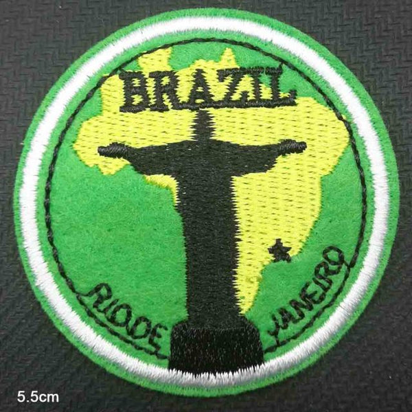 'Brazil Rio de Janeiro' Embroidered Patch