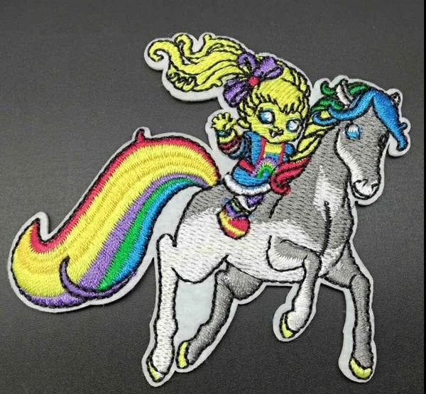 Rainbow Brite 'Horseback' Embroidered Patch