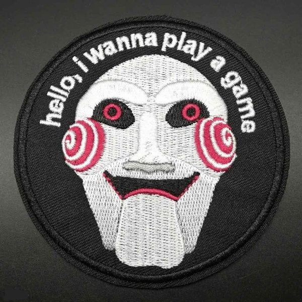 Saw 'Hello, I Wanna Play a Game' Embroidered Patch