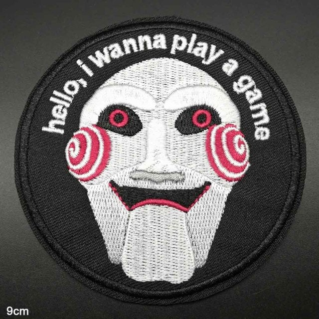 Saw 'Hello, I Wanna Play a Game' Embroidered Patch