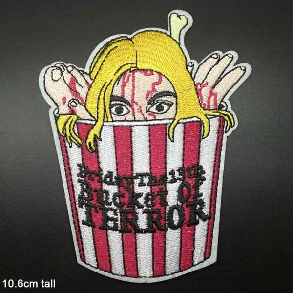 Friday the 13th 'Bucket of Terror' Embroidered Patch