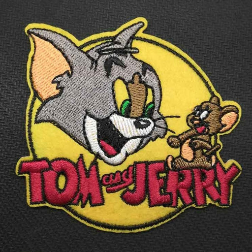 Tom And Jerry Logo Sticker - Jerry Running From Tom - Free Transparent PNG  Clipart Images Download