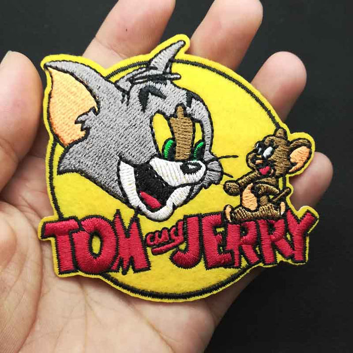 Tom and Jerry 'Logo' Embroidered Patch