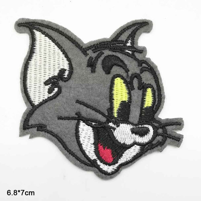Tom and Jerry 'Happy Tom' Embroidered Patch