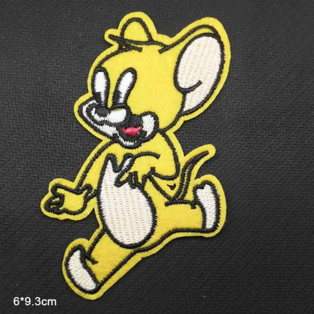 Tom and Jerry 'Funny Jerry' Embroidered Patch