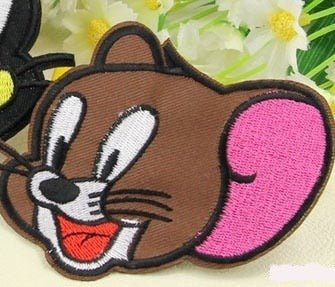 Tom and Jerry 'Happy Jerry' Embroidered Patch
