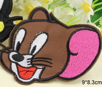 Tom and Jerry 'Happy Jerry' Embroidered Patch