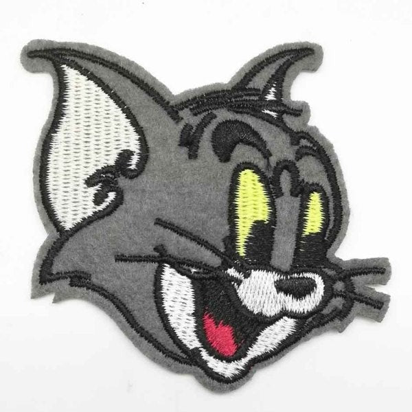 Tom and Jerry 'Happy Tom' Embroidered Patch