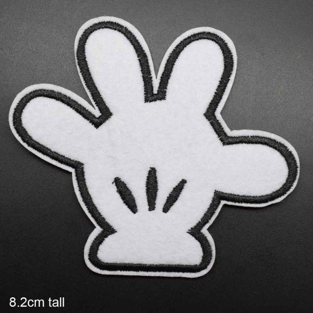 Mickey Mouse 'Left Hand' Embroidered Patch