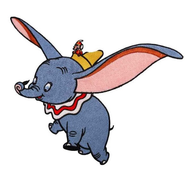 'Dumbo & Timothy Q. Mouse | Flying' Embroidered Patch