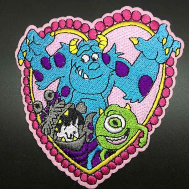 Monsters, Inc. 'Sulley | Mike | Boo 1.0' Embroidered Patch