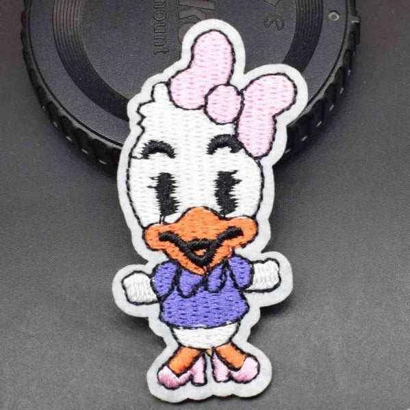 'Baby Daisy Duck | Charming' Embroidered Patch