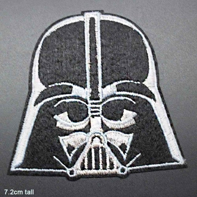 Star Wars 'Darth | Head 1.0' Embroidered Patch