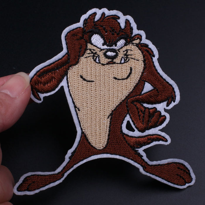 Looney Tunes 'Taz | Wondering' Embroidered Patch