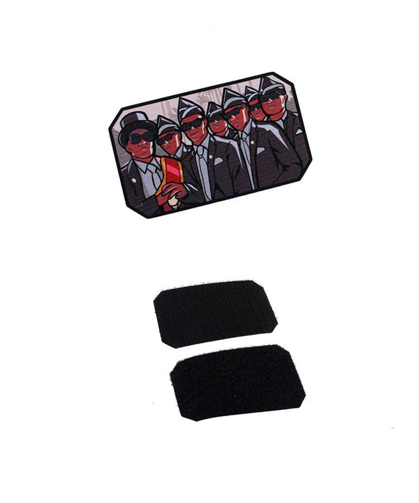 'Dancing Pallbearers | Group Portrait' Embroidered Velcro Patch