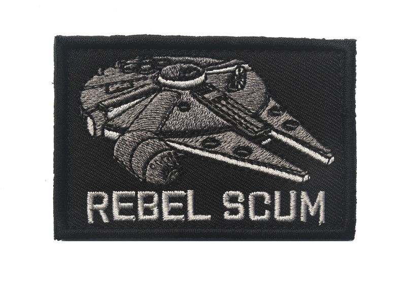 Star Wars 'Millennium Falcon | Rebel Scum' Embroidered Velcro Patch