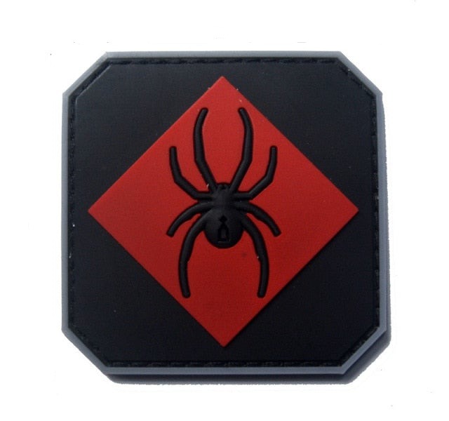 Red Back One Logo '1.0' PVC Rubber Velcro Patch