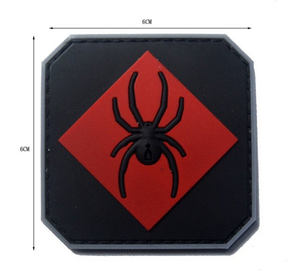 Red Back One Logo '1.0' PVC Rubber Velcro Patch