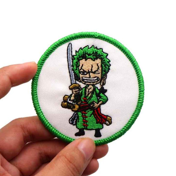 One Piece 'Roronoa Zoro' Embroidered Velcro Patch