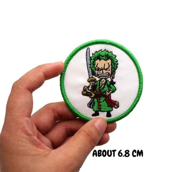 One Piece 'Roronoa Zoro' Embroidered Velcro Patch