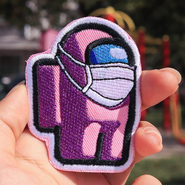 Among Us 'Purple | Wearing Mask' Embroidered Patch