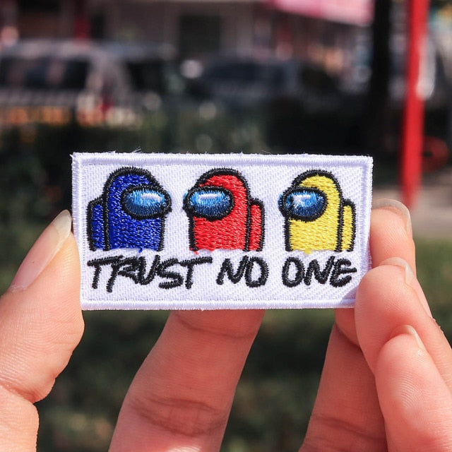 Among Us 'Trust No One' Embroidered Patch