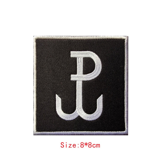 Poland Emblem 'The Kotwica' Embroidered Velcro Patch