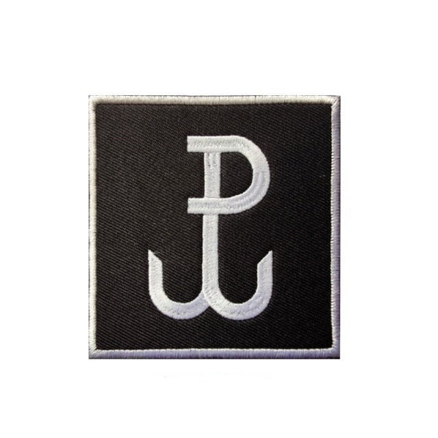 Poland Emblem 'The Kotwica' Embroidered Velcro Patch