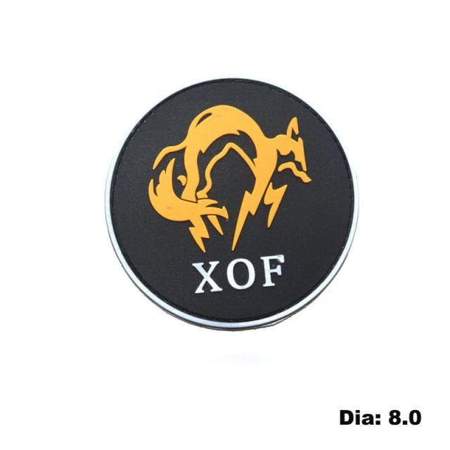 Metal Gear 'XOF Logo | 2.0' PVC Rubber Velcro Patch