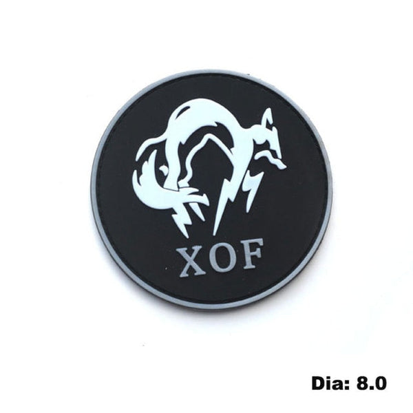 Metal Gear 'XOF Logo | 3.0' PVC Rubber Velcro Patch