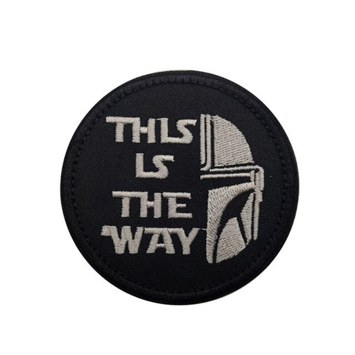3D PVC Star Wars head Clone Trooper patch gray with Velcro, Airsoft