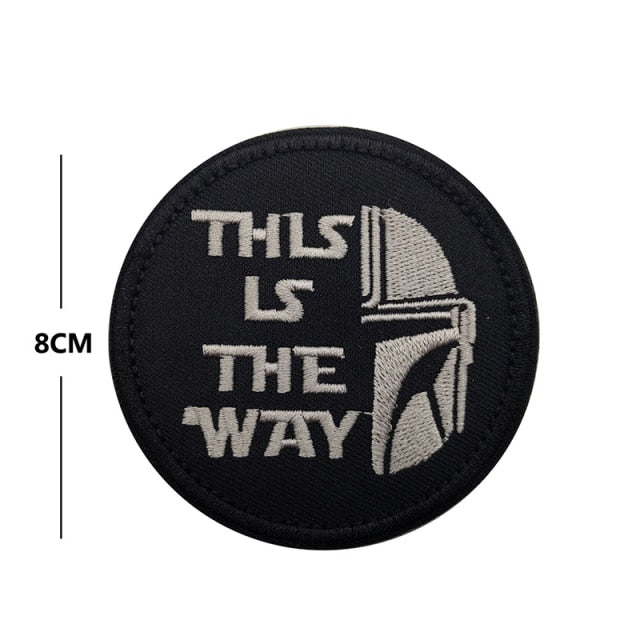 Star Wars Mandalorian Bounty Hunter 'This Is The Way | 2.0' Embroidered Velcro Patch