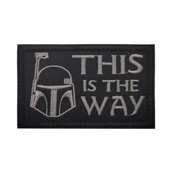 Star Wars 'Boba Fett | This Is The Way' Embroidered Velcro Patch