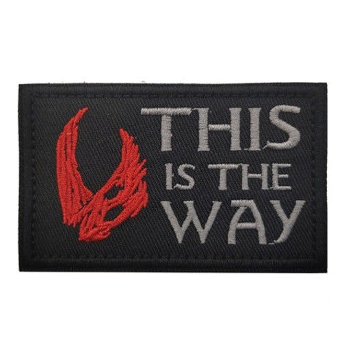 Star Wars 'Mandalorian Beast Skull | This Is The Way' Embroidered Velcro Patch
