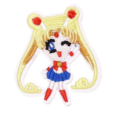 Sailor Moon 'Happy' Embroidered Patch