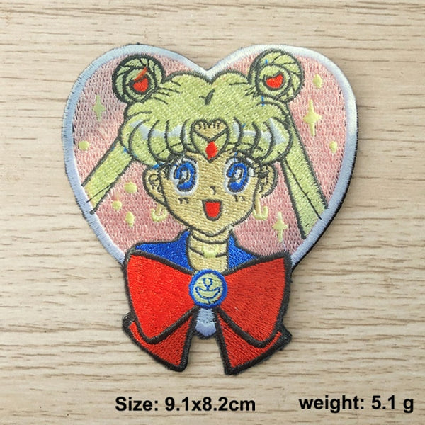 Sailor Moon 'Heart' Embroidered Patch