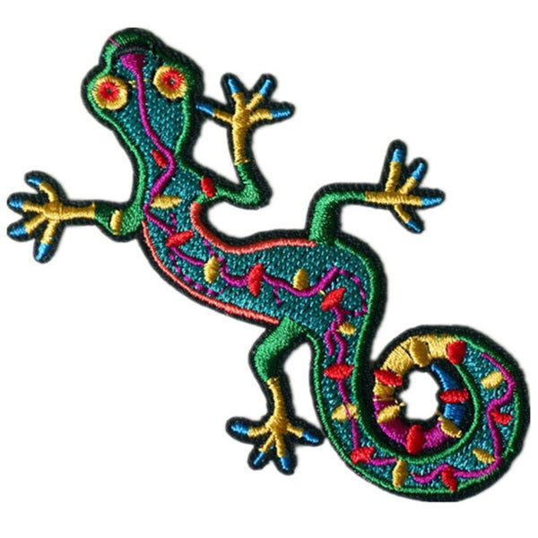 Cute 'Geko' Embroidered Patch