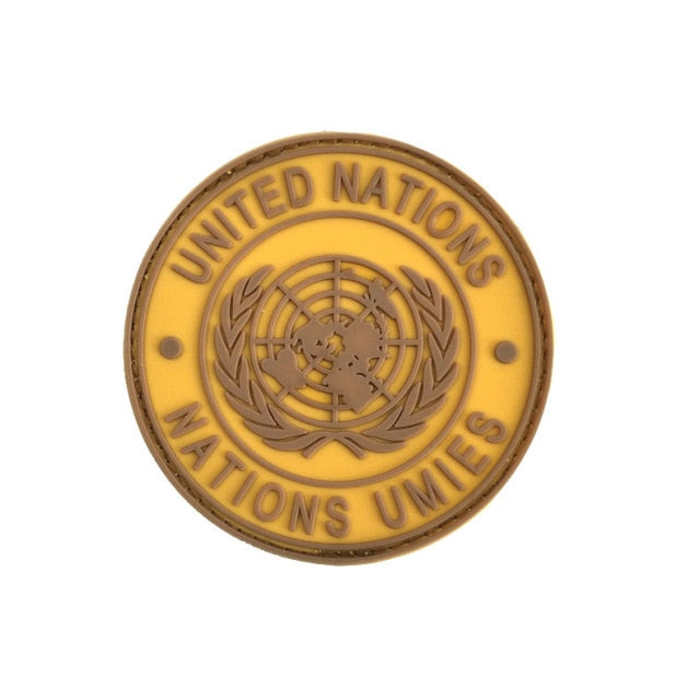 'United Nations Nations Unite | 1.0' PVC Rubber Velcro Patch