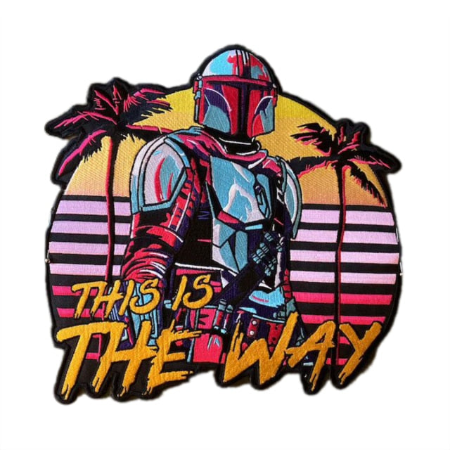 Star Wars The Mandalorian 'This Is The Way | Sunset' Embroidered Patch