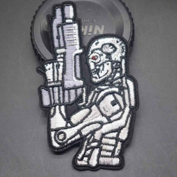 The Terminator 'Robot | Armed' Embroidered Patch